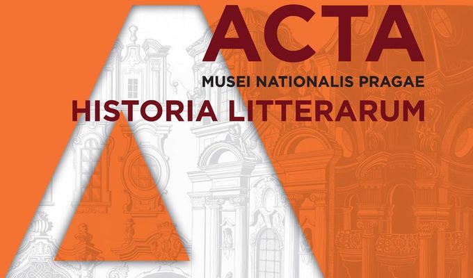 The Publication of the New Issue of Acta Musei Nationalis Pragae – Historia litterarum