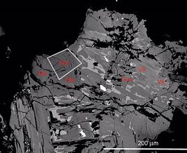 Examination of the new mineral was conducted in a special device. 