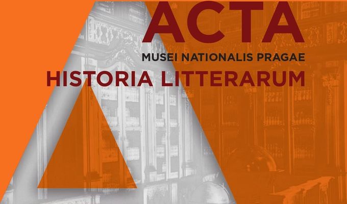 The Publication of a New Issue of the Journal Acta Musei Nationalis Pragae – Historia litterarum