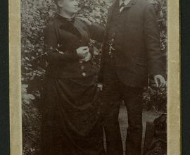 Mr. and Mrs. Dvořák in Leeds, 1886, Inv. No. S 226/1089
