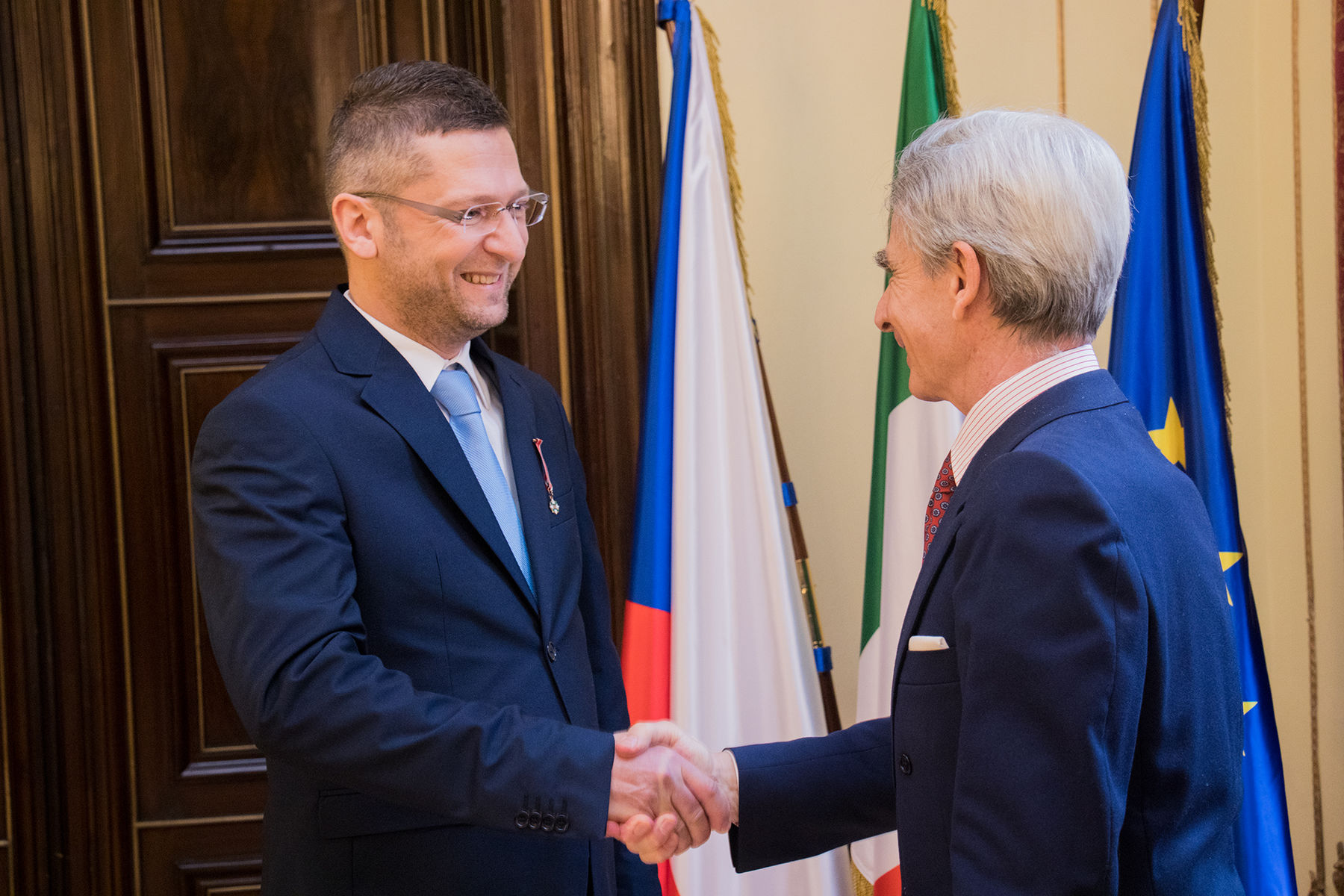 Il direttore del Museo della musica ceca presso il Museo nazionale ha ricevuto il premio statale dalla Repubblica italiana