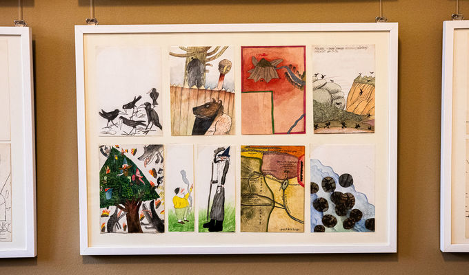 Knižní ilustrace manželů Šalamounových připomíná výstava v Národním muzeu s názvem Knihy poŠalamounsku