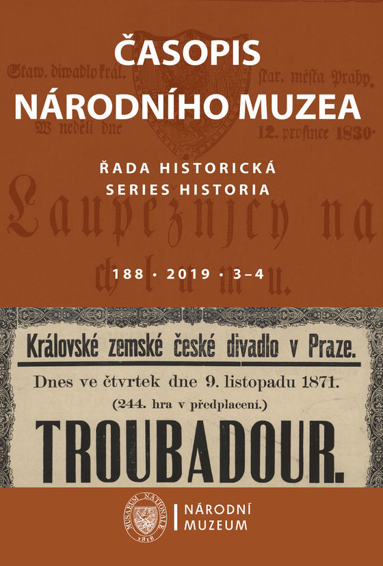 Časopis Národního muzea. Řada historická 2019, 188, 3-4