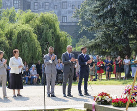 70. Dvořákova Nalahozeves, slavnostní zahájení