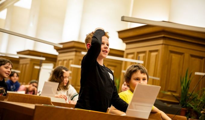Noc s K. J. Erbenem ve studovně Knihovny Národního muzea