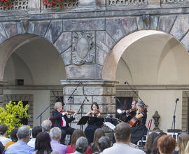70. Dvořákova Nelahozeves, koncert Martinu Quartet na Zámku Nelahozeves