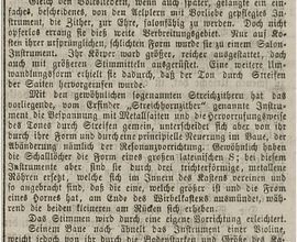 Referát o novém vynálezu v dobovém tisku. Brünner Morgenpost 11, 14. ledna 1865, s. 42.