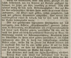 Referát o novém vynálezu v dobovém tisku. Brünner Morgenpost 11, 14. ledna 1865, s. 42.
