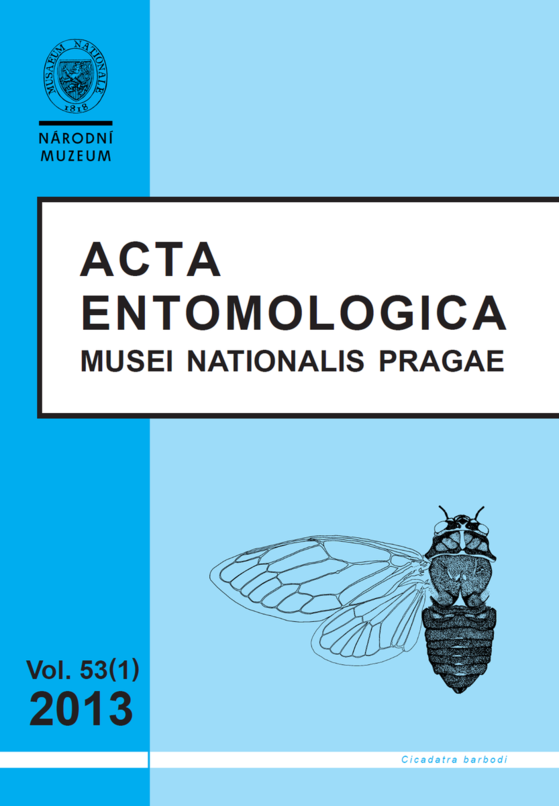 Acta Entomologica Musei Nationalis Pragae 2013, 53, 1