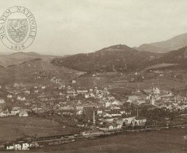 Pohled na Českou Kamenici r. 1894. Národní muzeum – České muzeum hudby – Muzeum Antonína Dvořáka, inv. č. 6849 I1.