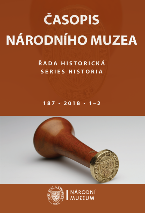 Časopis Národního muzea. Řada historická 2018, 187, 1-2
