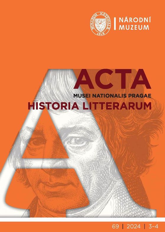 Acta Musei Nationalis Pragae – Historia litterarum 2024, 69, 3–4