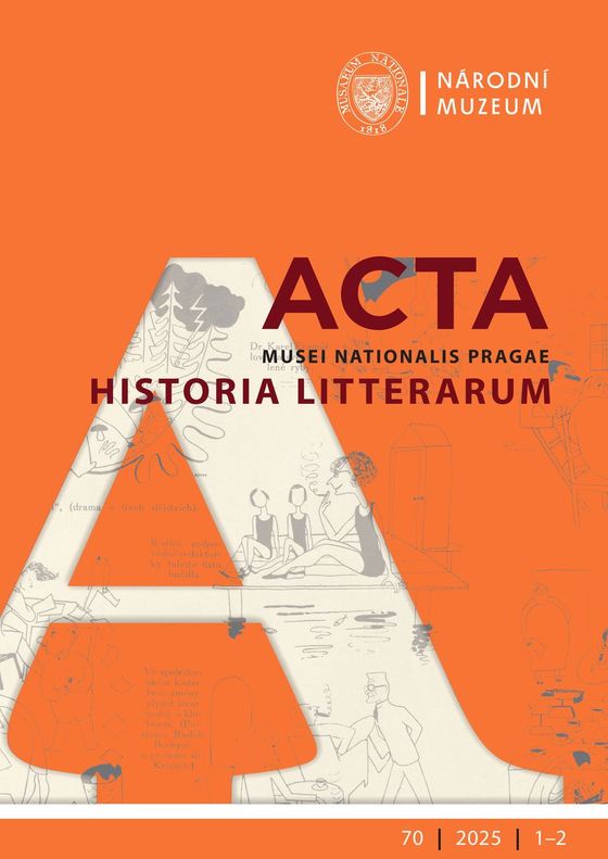 Acta Musei Nationalis Pragae – Historia litterarum 2025, 70, 1-2