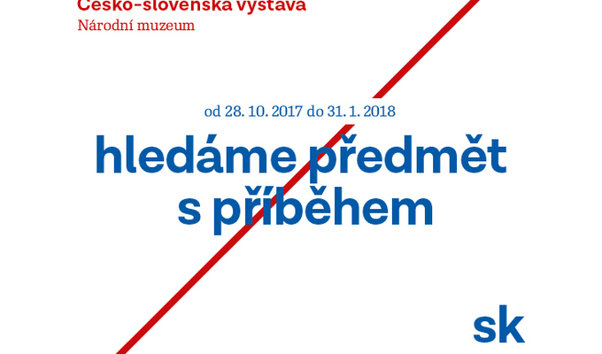 Hledáme předmět s příběhem! Staňte se součástí výstavy ke 100 letům od založení Československa