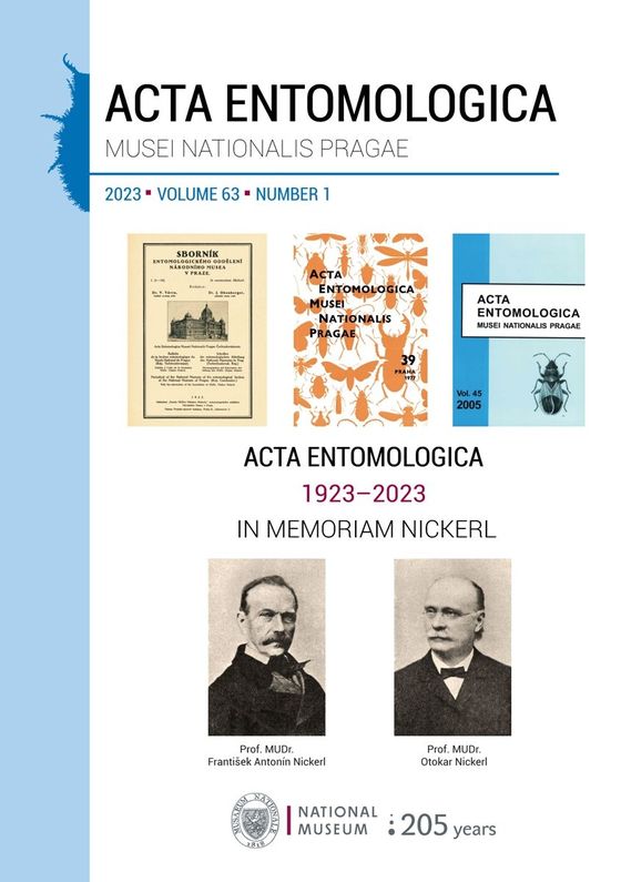 Acta Entomologica Musei Nationalis Pragae 2023, 63, 1