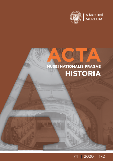 Acta Musei Nationalis Pragae – Historia 2020, 74, 1-2