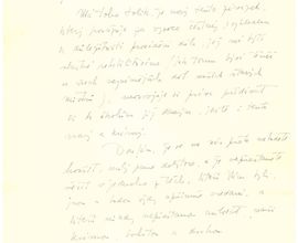 Pokračování dopisu Rafaela Kubelíka Vlastimilu Blažkovi, 18. 8. 1943 (NM-ČMH č. př. 14168)