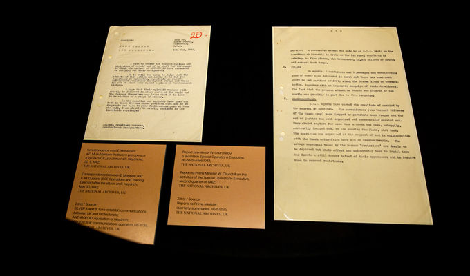 Do Národního muzea dorazily dva unikátní dokumenty z Velké Británie související s atentátem na Reinharda Heydricha.