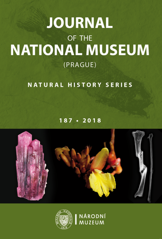 Journal of the National Museum (Prague), Natural History Series 2018, 187, 1