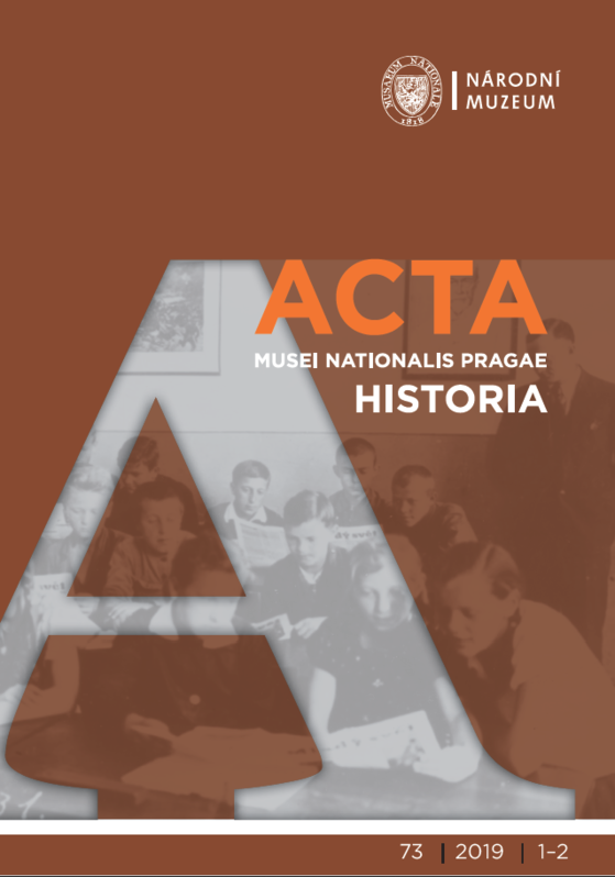 Acta Musei Nationalis Pragae – Historia 2019, 73, 1-2