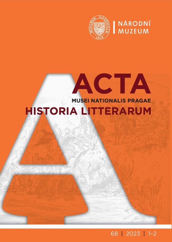 Acta Musei Nationalis Pragae – Historia litterarum 2023, 68, 1-2