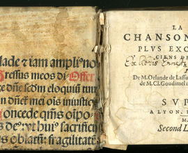 Rozevřená hlasová knížka s vazbou z inkunábule, misál, 2. polovina 15. století (NM-ČMH AZ 5)