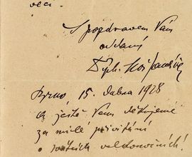 Dopis Leoše Janáčka Vlastimilu Blažkovi, Brno, 15. 4. 1928, 2. strana 