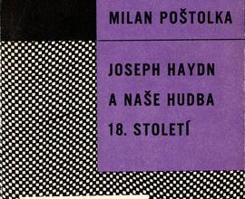 Titulní strana monografie o Josephu Haydnovi, vydané v roce 1961 s podtitulem „Úvod do problematiky vzájemných vztahů“ (soukr.)