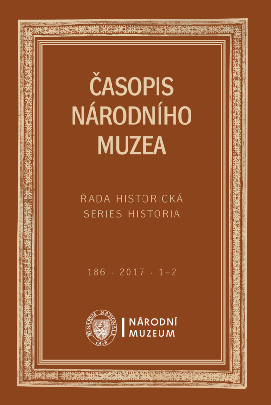 Časopis Národního muzea. Řada historická 2017, 186, 1-2