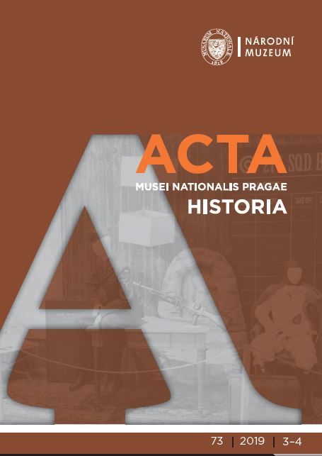 Acta Musei Nationalis Pragae – Historia 2019, 73, 3-4